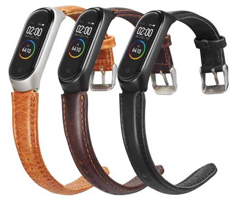 Xiaomi Mi Band 4 lederen band