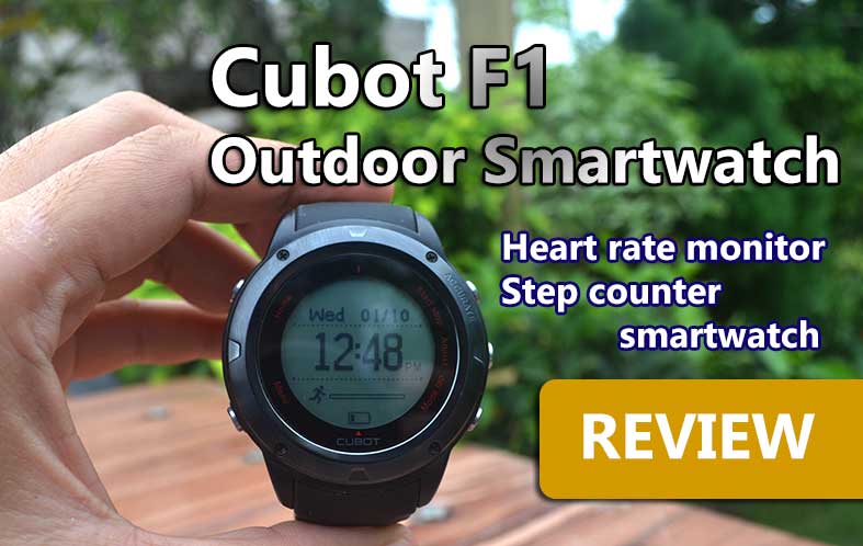 Cubot F1 smartwatch Review – de Outdoor Fitness Smartwatch die je nodig hebt
