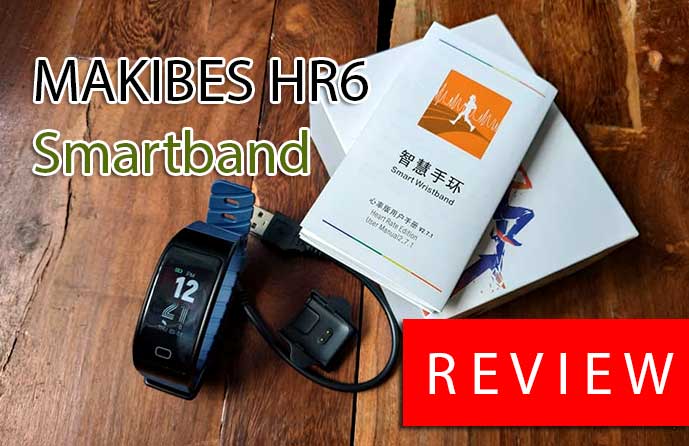 Makibes HR6 Smartband diepgaande beoordeling