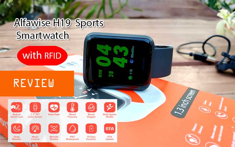 [Beoordeling] Alfawise H19 RFID-sportsmartwatch