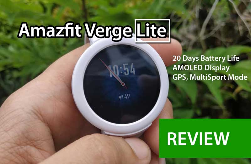 [Review] Amazfit Verge Lite – Budget Smartwatch voor fitnessliefhebbers