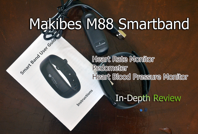 [Review] Makibes M88 Smartband – Bloeddrukmeter Fitnessband