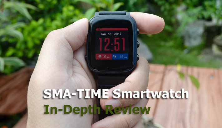 SMA-TIME Q2 In-Depth Review – een Smartwatch met Pebble Like Display