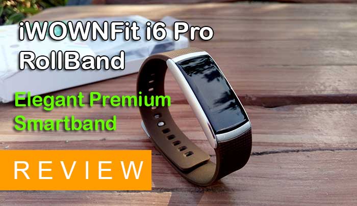 iWOWNFit i6 Pro RollBand – Elegante premium smartband