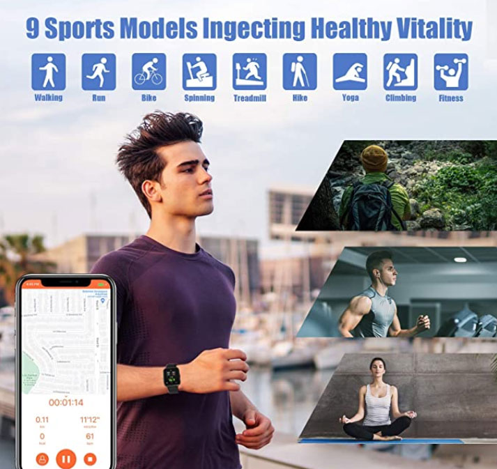 AIKELA Smart Watch – Een modieuze fitness-smartwatch