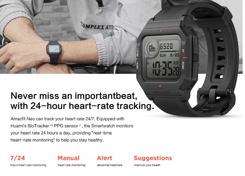 Amazfit-Neo-functies