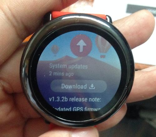 Download Amazfit Pace Firmware-update versie 1.3.2