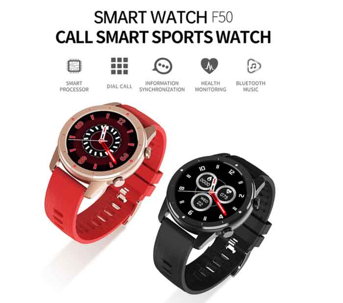F50 Smartwatch – Stijlvol, sportief draagbaar, eerste beoordeling van deze smartwatch