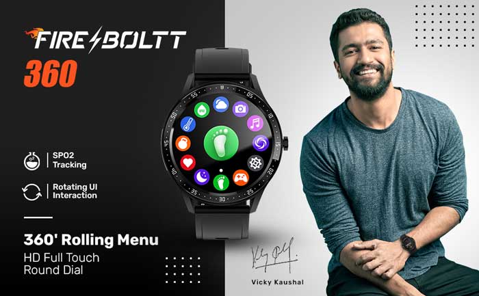 Fire-Boltt 360 Smartwatch – Met Ingebouwde Games