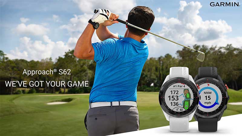 Garmin Approach S62 – 41.000 downloadbare kaarten + virtuele caddie