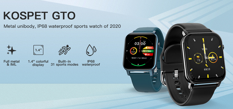 Kospet GTO Smartwatch – Overzicht van functies