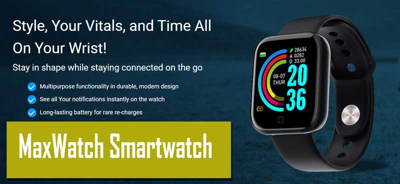 MaxWatch Smartwatch – Laten we de functies en specificaties bekijken