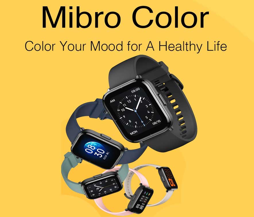 MiBro-Color-Smartwatch-ontwerp