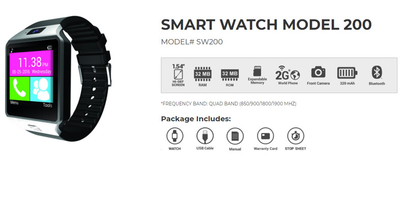 Slide-smartwatch-SW200-model-apparaat