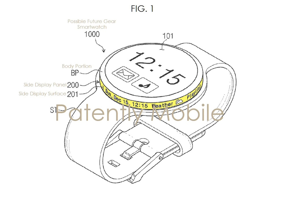 Twee schermen voor de volgende smartwatch van Samsung?