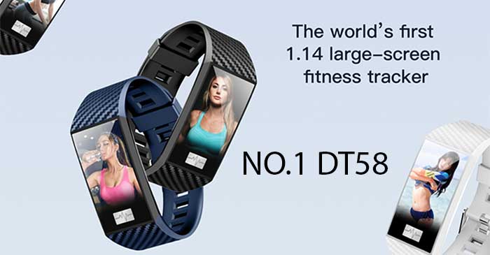 DT No.1 DT58 's Werelds eerste grootbeeld-fitnesstracker