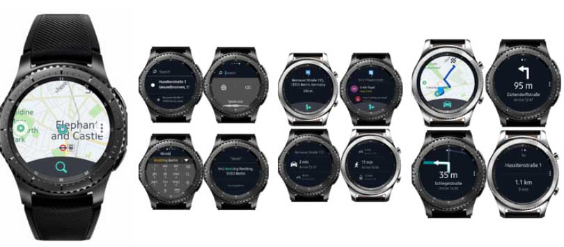 HERE WeGo-app voor Galaxy Watch Active