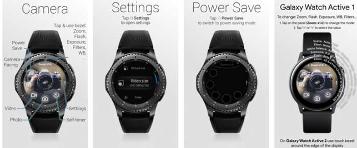 Camera One-app voor Samsung Galaxy Watch Active
