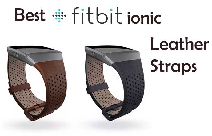 Beste Fitbit Ionische lederen band die er goed uitziet op uw Smartwatch