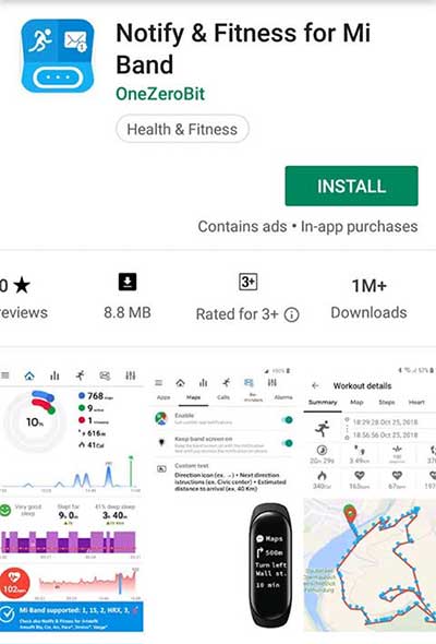 Apps downloaden voor Xiaomi Mi Band 4