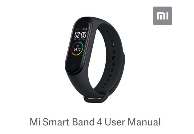 Xiaomi Mi Band 4 Gebruikershandleiding