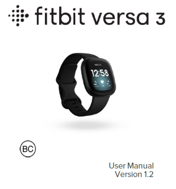 Fitbit-Versa-3-Gebruikershandleiding