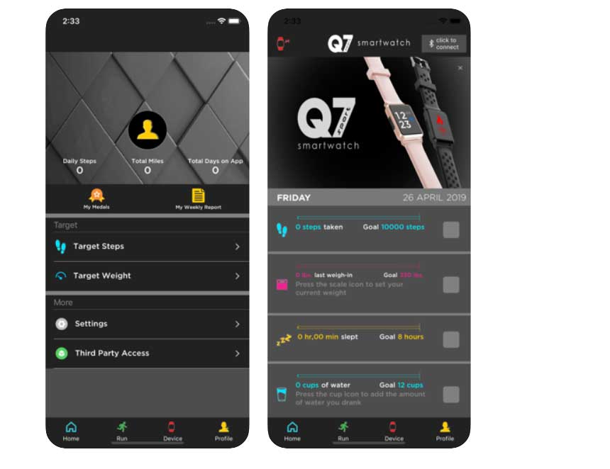Q7 Sport Smartwatch - Installatie, ondersteuningsapp, gebruikershandleiding downloaden