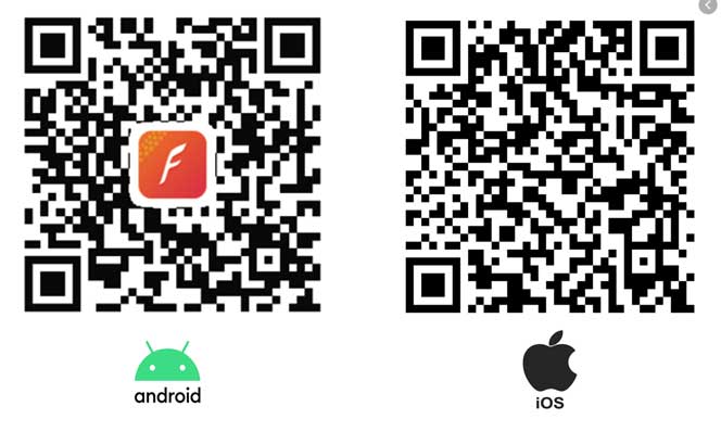 QR-code voor iOS en Android, VerfyFit Pro-app