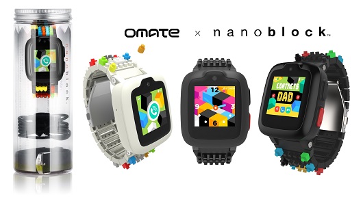 Omate X NanoBlock Smartwatch voor kinderen – met beveiligde end-to-end VPN-beveiliging