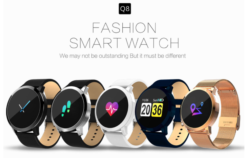 Newwear Q8 Smartwatch – 150 dagen stand-bytijd